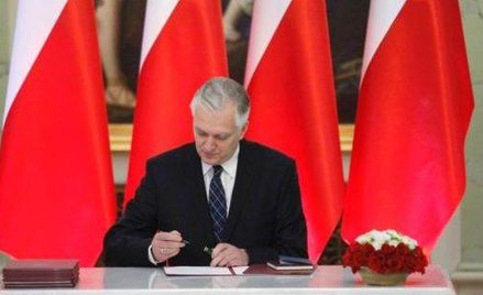 Minister sprawiedliwości Jarosław Gowin