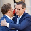 Emmanuel Macron wyszedł na dziedziniec Pałacu Elizejskiego, aby powitać „drogiego Mateusza”