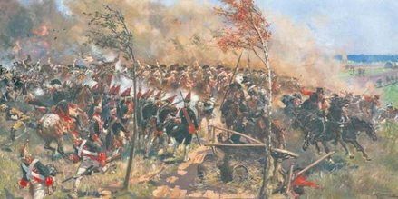 Wyjątkowy obraz Wojciecha Kossaka „Bitwa pod Zorndorf”.