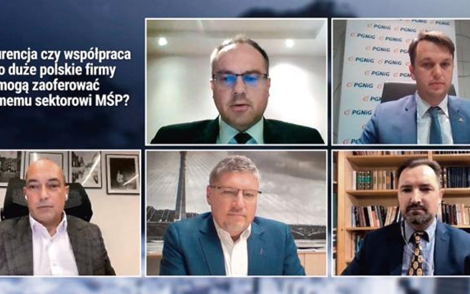 Uczestnicy debaty zgodzili się, że współpraca dużych firm z sektorem MŚP jest niewystarczająca, ale 