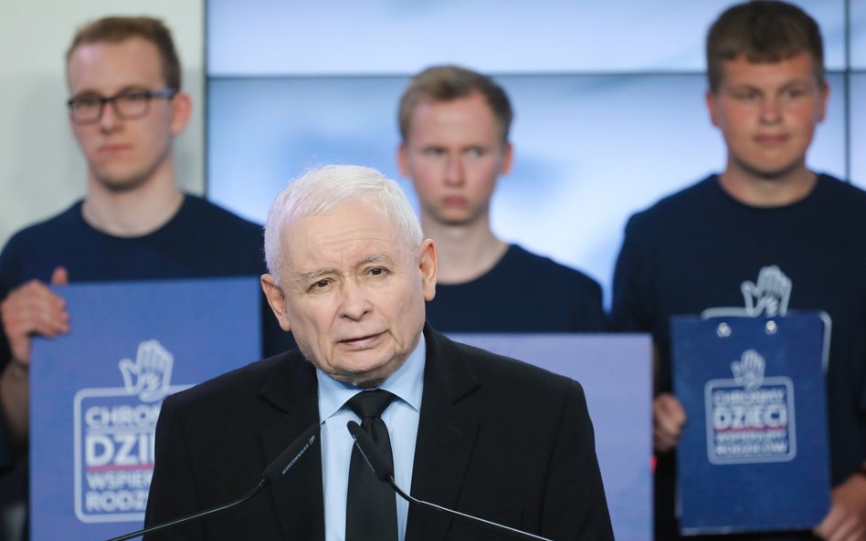 Prezes PiS Jarosław Kaczyński