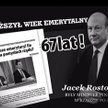 Pierwszy spot PiS atakował PO, ale znalazły się w nim błędy. Jacka Rostowskiego sztabowcy PiS nazwal