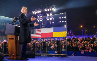 Prezydent Biden w Warszawie