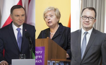 Andrzej Duda, Małgorzata Gersdorf, Adam Bodnar