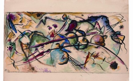 Kandinsky Wassily, Aquarell 1916