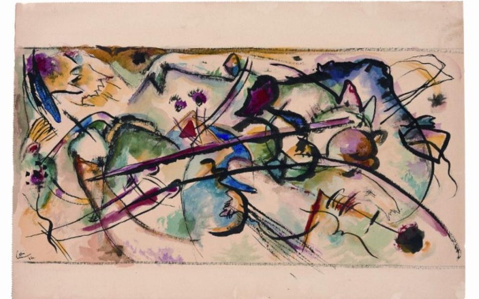 Kandinsky Wassily, Aquarell 1916