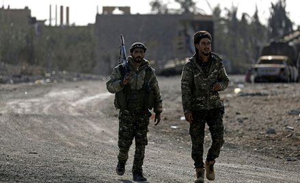 Żołnierze SDF - kurdyjscy sojusznicy USA