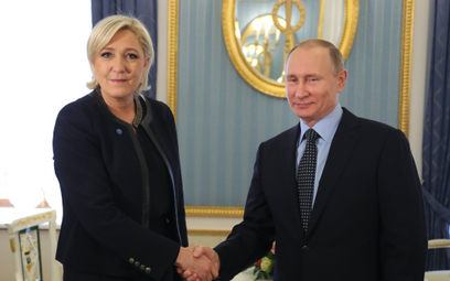 Le Pen i Putin w 2017 roku