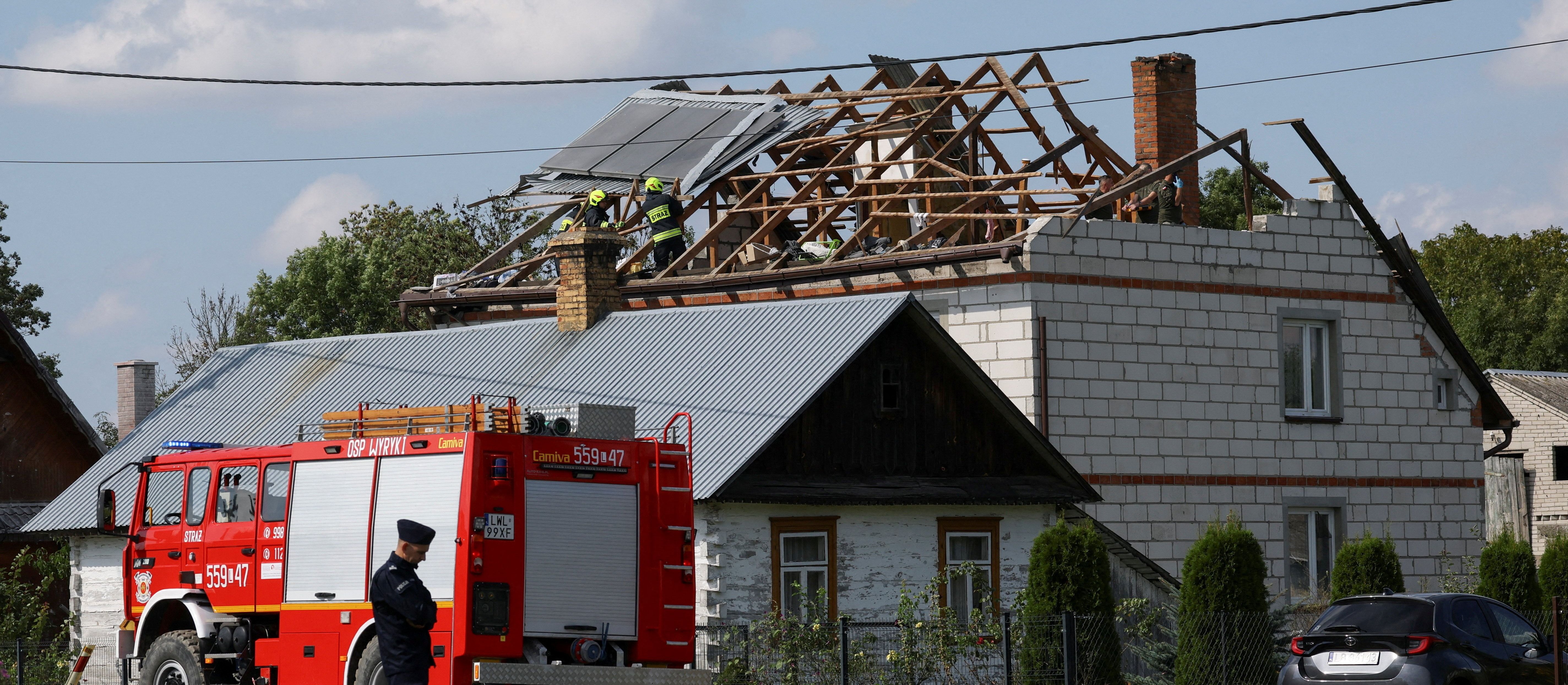 Nieoficjalnie: BBN otrzymał 12 września notatkę m.in. o rakiecie, która spadła na dom w Wyrykach