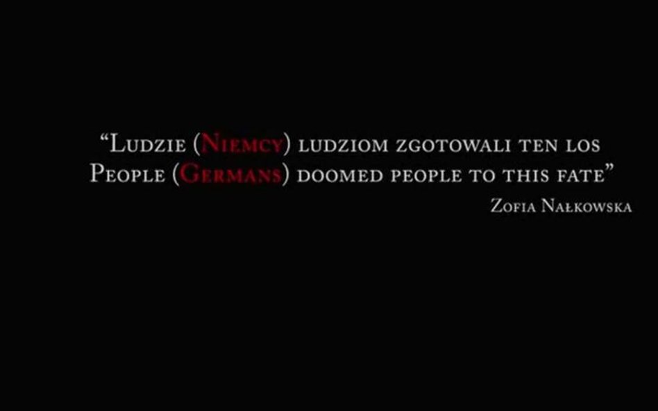 IPN poprawia cytat z "Medalionów" Zofii Nałkowskiej