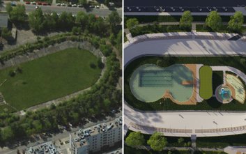 Zaprezentowano koncepcję na zagospodarowanie toru kolarskiego na warszawskim Grochowie