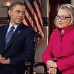 Barack Obama i Hillary Clinton w telewizji CBS