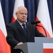 Prezes Narodowego Banku Polskiego Adam Glapiński podczas konferencji prasowej w Pałacu Prezydenckim 