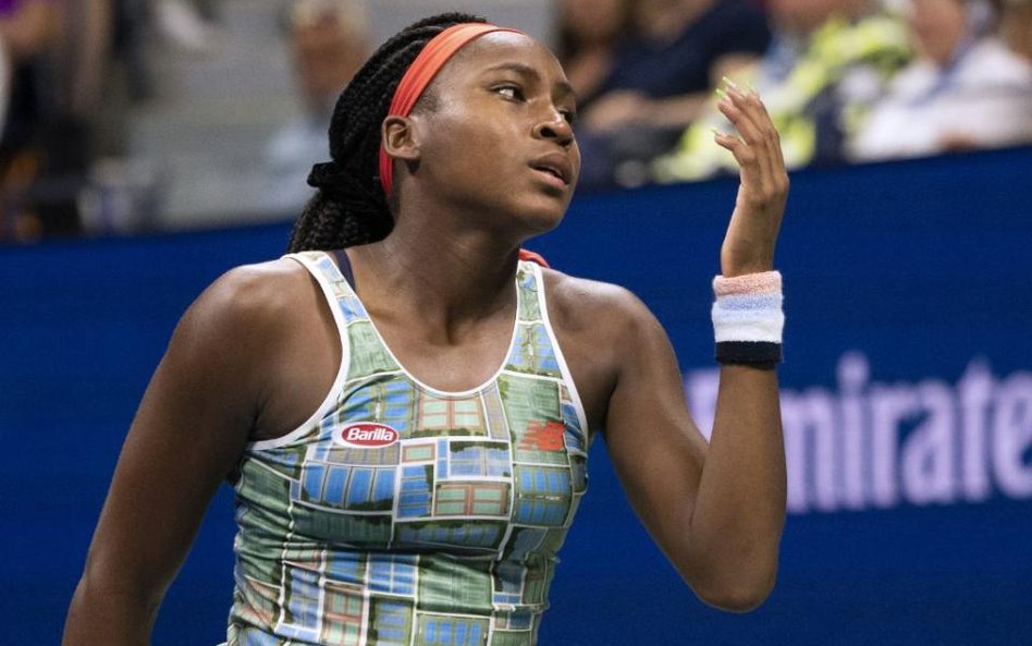 US Open: Cori Gauff we łzach