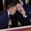 Premier Donald Tusk i marszałek Sejmu Szymon Hołownia