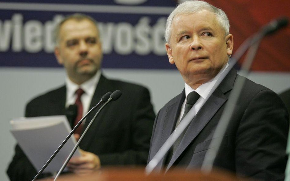 Jacek Sasin i Jarosław Kaczyński