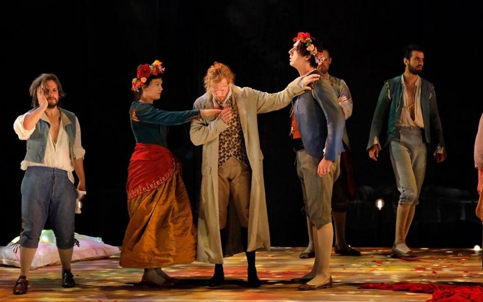 Julie Fuchs, Philippe Sly i Krzysztof Bączyk w „Don Giovannim” w Aix- en-Provence.