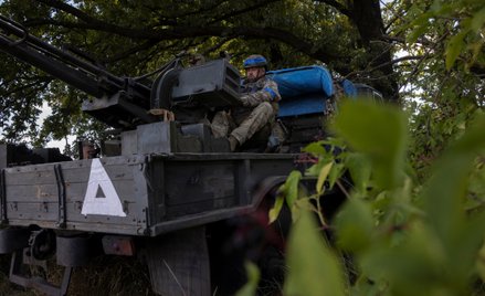 Ukraińscy żołnierze w obwodzie sumskim w pobliżu granicy z Rosją