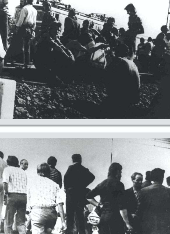 Blokada torowiska w Ursusie