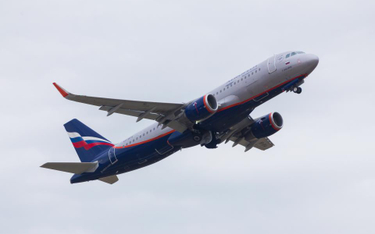 Samolot rosyjskich linii lotniczych Aeroflot