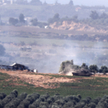 Czołgi zmierzające w stronę Strefy Gazy
