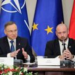 Prezydent RP Andrzej Duda i szef Biura Bezpieczeństwa Narodowego Jacek Siewiera na środowym posiedze