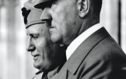 Spotkanie Benito Mussoliniego z Adolfem Hitlerem. Monachium, 1938 r.