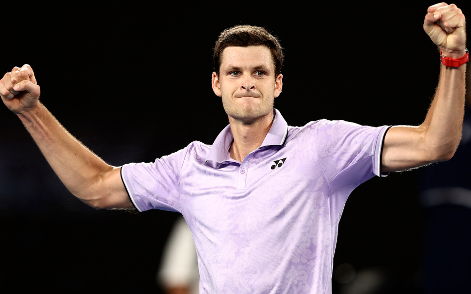 Znów pięć setów i Hubert Hurkacz zagra w 1/8 finału Australian Open