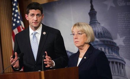 Kongresmen Paul Ryan i senator Patty Murray to główni autorzy budżetowego porozumienia, które oddala