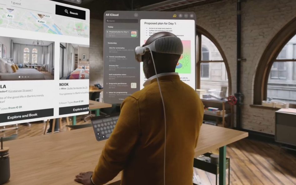 Apple Vision Pro wyglądają jak gogle narciarskie i ma kosztować 3,5 tys. dol.