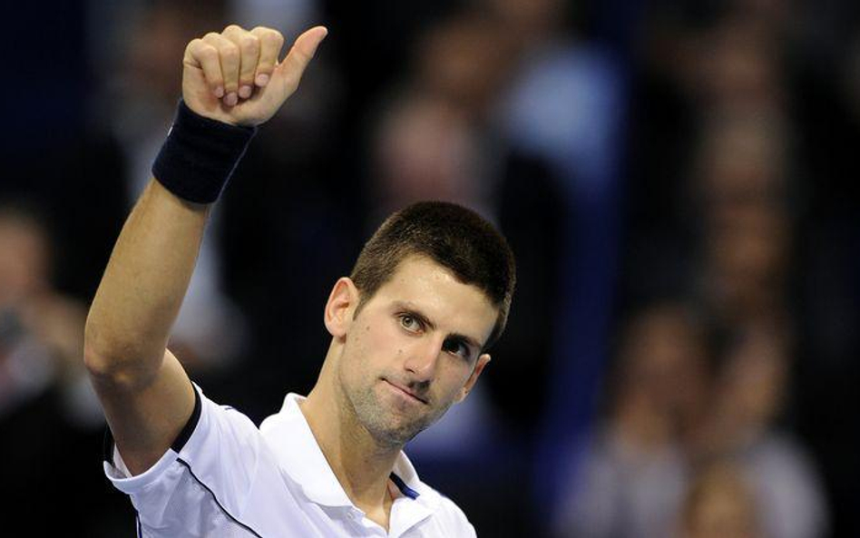 Novak Djoković po wygranym meczu z Łukaszem Kubotem