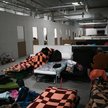 Centrum Pomocy Humanitarnej PTAK w podwarszawskim Nadarzynie oferujące pomoc uchodźcom z Ukrainy