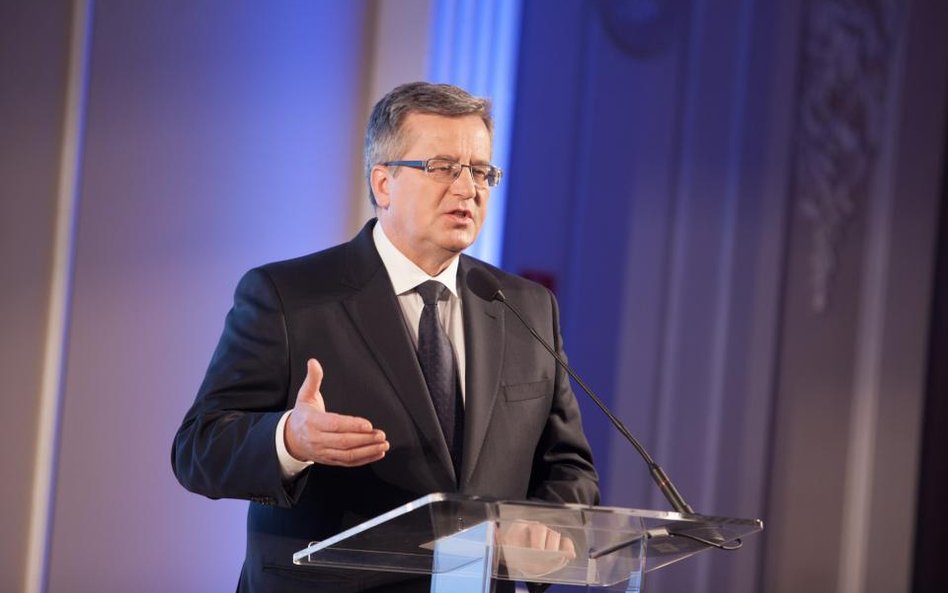 Prezydent Bronisław Komorowski