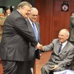 Minister finansów i premier Grecji: Evangelos Venizelos, Lucas Papademos oraz szef niemieckiego reso