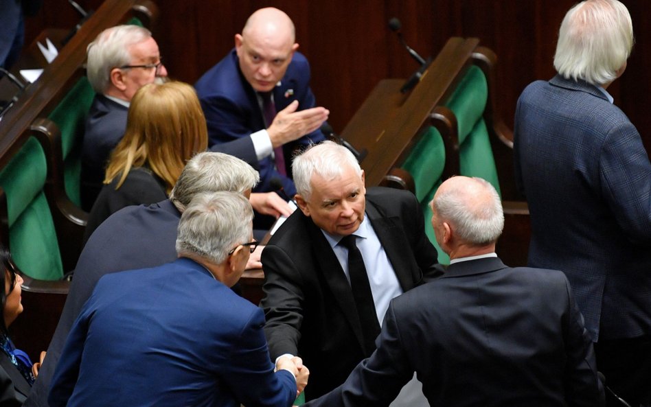 Jarosław Kaczyński w Sejmie