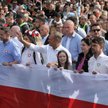 Donald Tusk w czasie Marszu Miliona Serc