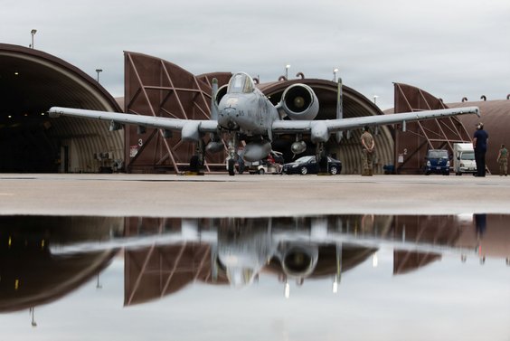 A-10 Thunderbolt II w bazie Osan w Pyeongtaek w Korei Południowej, 17 lipca 2025 r.