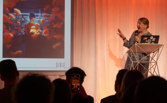 Austėja Landsbergienė, podczas swego przemówienia na uroczystości prezentacji raportu Fundacji AICEE