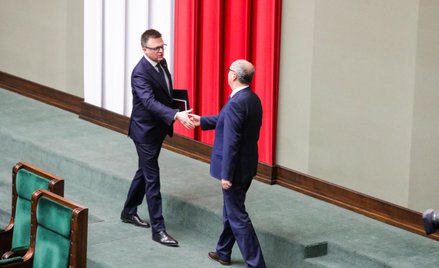 Szymon Hołownia i Włodzimierz Czarzasty