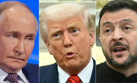 Wladimir Putin, Donald Trump i Wołodymyr Zełenski