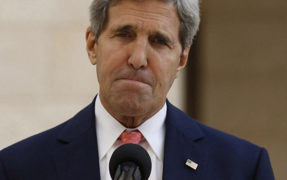 Sekretarz Stanu USA John Kerry w Betlejem