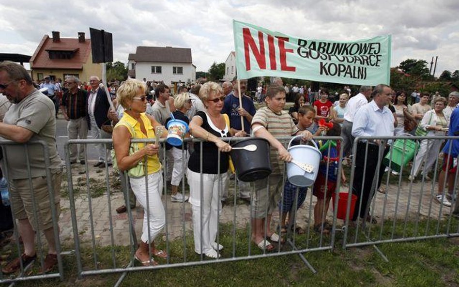 Ubiegłoroczny protest mieszkańców i ekologów