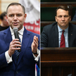 Karol Nawrocki i Radosław Sikorski
