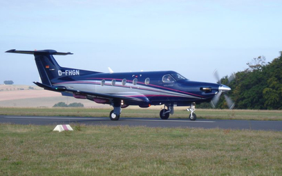 Rodzina podróżowała samolotem Pilatus PC-12