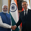 Narendra Modi na spotkaniu z Andrzejem Dudą