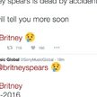 Britney Spears "uśmiercona" na Twitterze