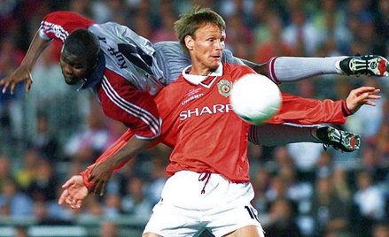 Finał Manchester – Bayern z roku 1999. Teddy Sheringham strzelił wówczas gola w końcówce