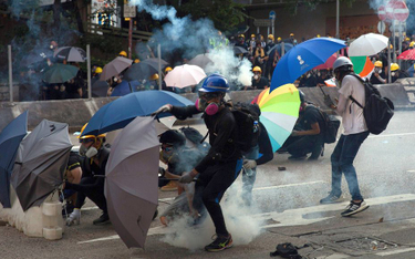 Dziewiąty tydzień protestów w Hongkongu