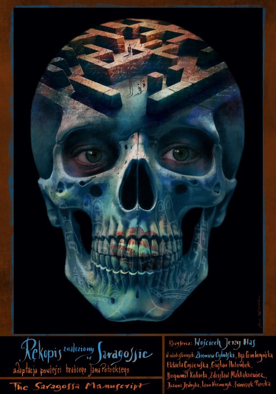Andrzej Pągowski Plakat filmu „Rękopis znaleziony w Saragossie”