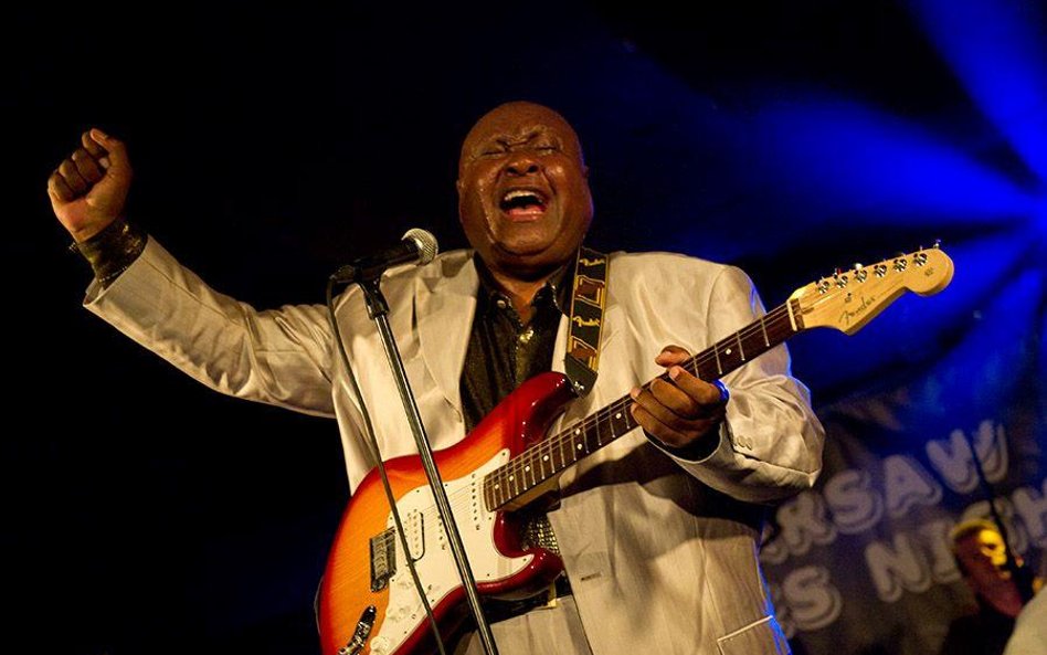 Ekspresyjny występ Arthura Adamsa na Warsaw Blues Night